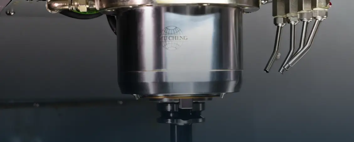 High-rigidity heavy-duty spindle with options for 6000, 8000, or 12000 RPM