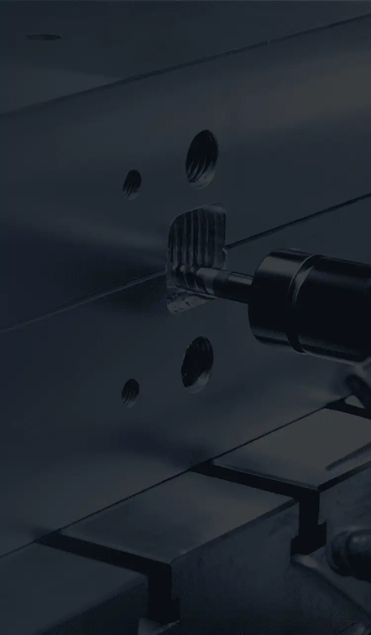 CNC machining of a mold plate