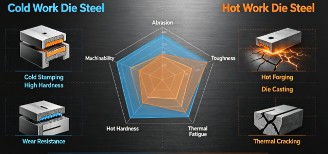 65% of Premature Mold Failures Stem from Incorrect Steel Selection! Complete Handbook on Cold & Hot Work Die Steel Selection and Machining