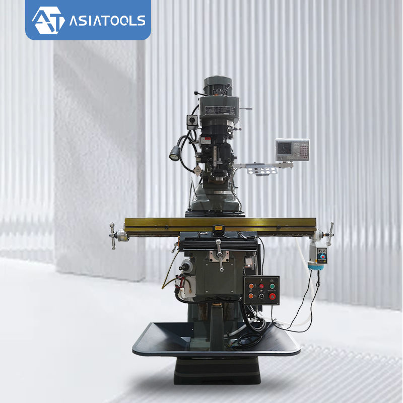 Turret milling machine with digital readout