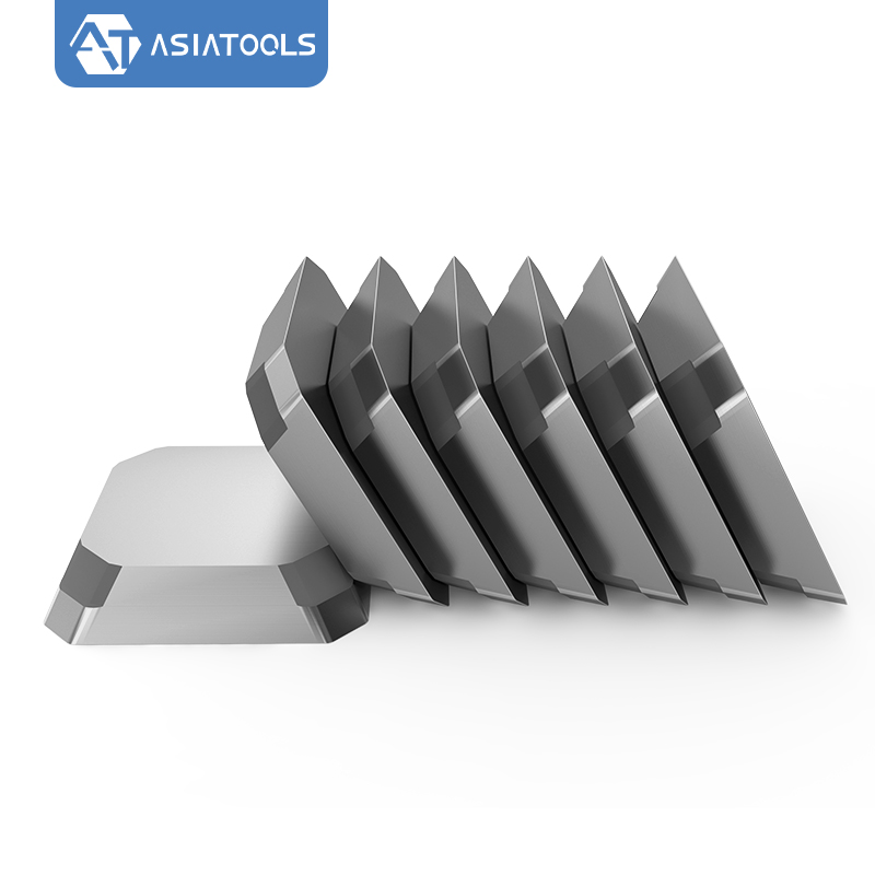 Face mill carbide inserts for checking uneven insert wear