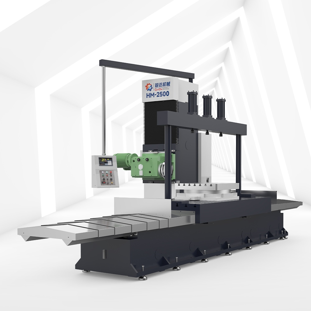 Horizontal face milling machine with rotary index table