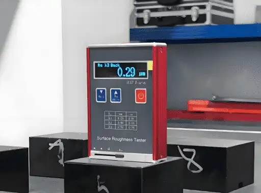 Quality inspection support for steel blocks