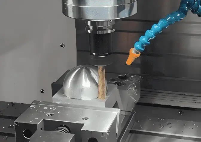VMC LJ-855｜45 Steel Spherical Forming Milling